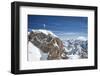 Zugspitze Mountain Top with Snow in Winter, Bavarian Alps, Germany-Sheila Haddad-Framed Photographic Print