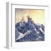 Zugspitze Mountain-Eugen Bracht-Framed Art Print