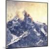 Zugspitze Mountain-Eugen Bracht-Mounted Art Print