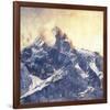 Zugspitze Mountain-Eugen Bracht-Framed Art Print