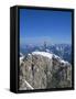 Zugspitze Peak 2963M, Highest Mountain in Germany, Bavaria, Germany-Hans Peter Merten-Framed Stretched Canvas