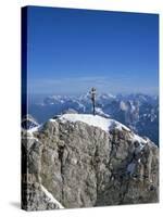 Zugspitze Peak 2963M, Highest Mountain in Germany, Bavaria, Germany-Hans Peter Merten-Stretched Canvas