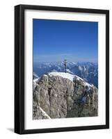 Zugspitze Peak 2963M, Highest Mountain in Germany, Bavaria, Germany-Hans Peter Merten-Framed Photographic Print