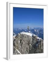 Zugspitze Peak 2963M, Highest Mountain in Germany, Bavaria, Germany-Hans Peter Merten-Framed Photographic Print