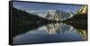 Zugspitze, Seebensee, Miemingen Mountains, Tyrol, Austria-Rainer Mirau-Framed Stretched Canvas