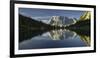 Zugspitze, Seebensee, Miemingen Mountains, Tyrol, Austria-Rainer Mirau-Framed Photographic Print