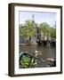 Zuiderkerk and Canal, Amsterdam, Holland, Europe-Frank Fell-Framed Photographic Print