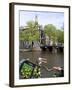 Zuiderkerk and Canal, Amsterdam, Holland, Europe-Frank Fell-Framed Photographic Print
