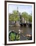 Zuiderkerk and Canal, Amsterdam, Holland, Europe-Frank Fell-Framed Photographic Print