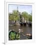 Zuiderkerk and Canal, Amsterdam, Holland, Europe-Frank Fell-Framed Photographic Print