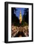 Zuiderkerk Church at Night in Amsterdam, Netherlands-Carlo Acenas-Framed Photographic Print