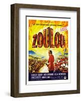 Zulu, (AKA Zoulou), French Poster Art, 1964-null-Framed Art Print