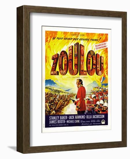 Zulu, (AKA Zoulou), French Poster Art, 1964-null-Framed Art Print