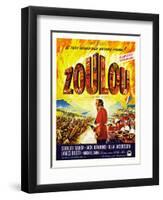 Zulu, (AKA Zoulou), French Poster Art, 1964-null-Framed Art Print
