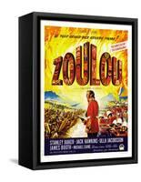Zulu, (AKA Zoulou), French Poster Art, 1964-null-Framed Stretched Canvas