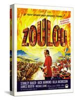 Zulu, (AKA Zoulou), French Poster Art, 1964-null-Stretched Canvas