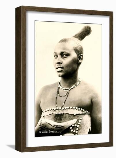 Zulu Beauty-null-Framed Art Print