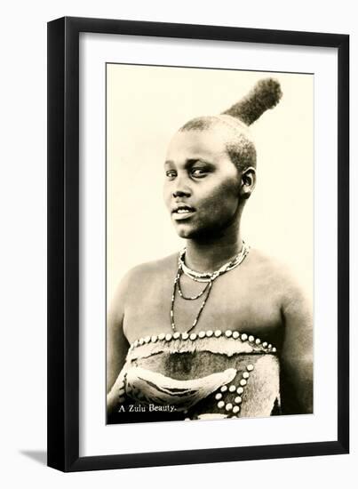 Zulu Beauty-null-Framed Art Print
