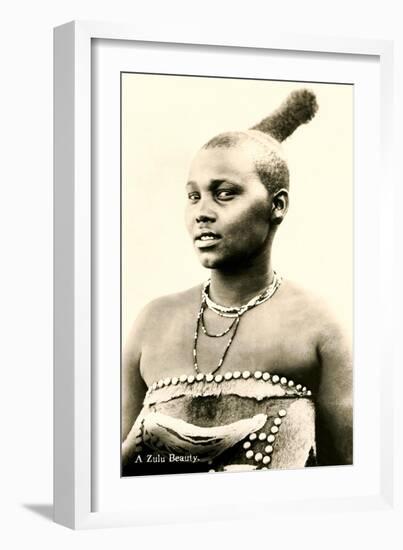 Zulu Beauty-null-Framed Art Print