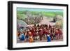 Zulu Celebration, 1989-Komi Chen-Framed Giclee Print