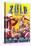 ZULU, Italian poster art, 1964.-null-Stretched Canvas