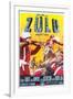 ZULU, Italian poster art, 1964.-null-Framed Art Print