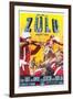 ZULU, Italian poster art, 1964.-null-Framed Art Print