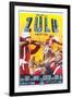 ZULU, Italian poster art, 1964.-null-Framed Art Print