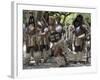 Zulu Tribal Dance Group, Dumazula Cultural Village, South Africa, Africa-Peter Groenendijk-Framed Photographic Print