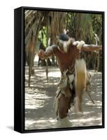 Zulu Tribal Dance Group, Dumazula Cultural Village, South Africa, Africa-Peter Groenendijk-Framed Stretched Canvas