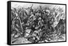 Zulu War At Bay the Battle of Isandula (Isandhlwana)-null-Framed Stretched Canvas