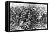 Zulu War At Bay the Battle of Isandula (Isandhlwana)-null-Framed Stretched Canvas