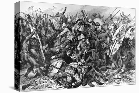 Zulu War At Bay the Battle of Isandula (Isandhlwana)-null-Stretched Canvas