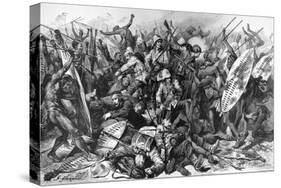 Zulu War At Bay the Battle of Isandula (Isandhlwana)-null-Stretched Canvas