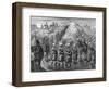 Zulu War Evacuation-null-Framed Art Print