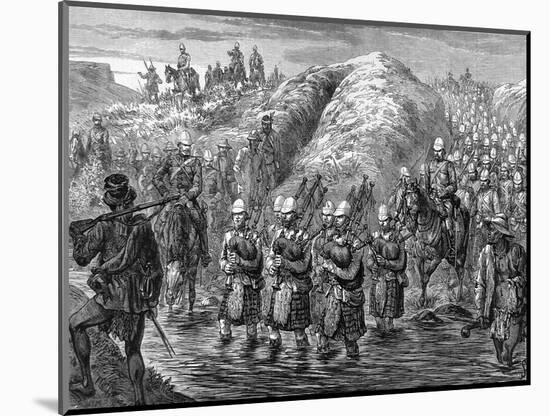 Zulu War Evacuation-null-Mounted Art Print