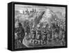 Zulu War Evacuation-null-Framed Stretched Canvas