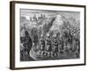 Zulu War Evacuation-null-Framed Art Print