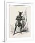 Zulu Warrior, Kaffraria, South Africa, 1851-null-Framed Giclee Print