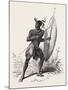 Zulu Warrior, Kaffraria, South Africa, 1851-null-Mounted Giclee Print