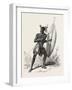 Zulu Warrior, Kaffraria, South Africa, 1851-null-Framed Giclee Print