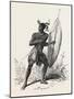 Zulu Warrior, Kaffraria, South Africa, 1851-null-Mounted Giclee Print