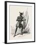 Zulu Warrior, Kaffraria, South Africa, 1851-null-Framed Giclee Print