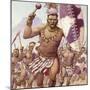 Zulu Warrior-Pat Nicolle-Mounted Giclee Print