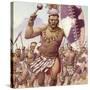 Zulu Warrior-Pat Nicolle-Stretched Canvas