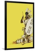 Zulu Warriors-Mcbride-Framed Giclee Print