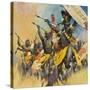 Zulu Warriors-McConnell-Stretched Canvas