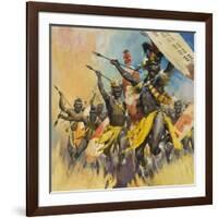 Zulu Warriors-McConnell-Framed Giclee Print