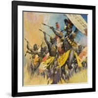 Zulu Warriors-McConnell-Framed Giclee Print