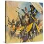 Zulu Warriors-McConnell-Stretched Canvas